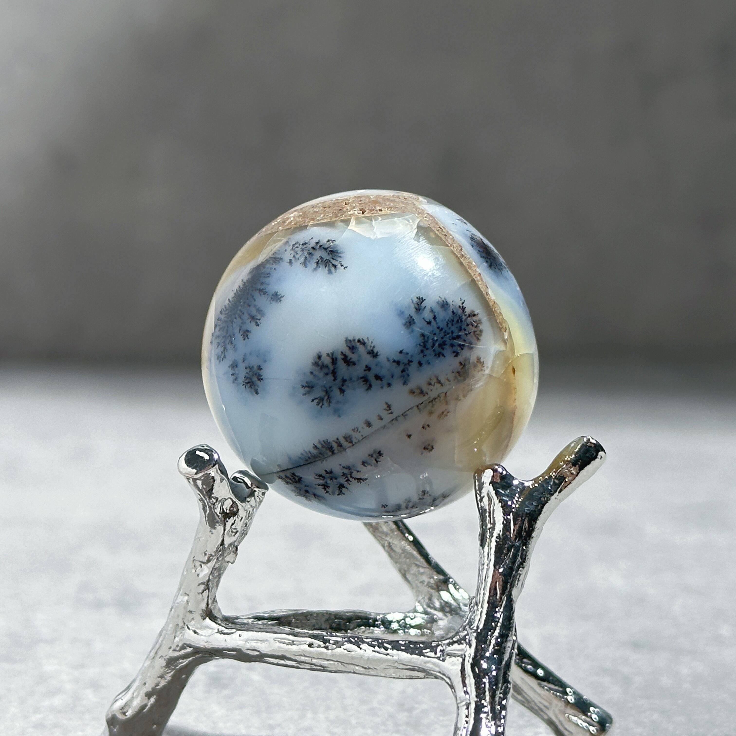 デンドリティックアゲート スフィア01◇ Dendritic Agate ◇天然石