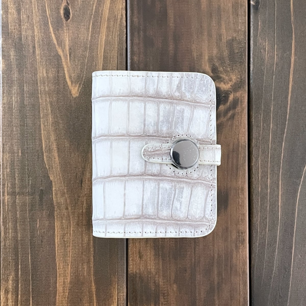 ヒマラヤ クロコダイル カードケース 名刺入れ | CUERO DELICADO