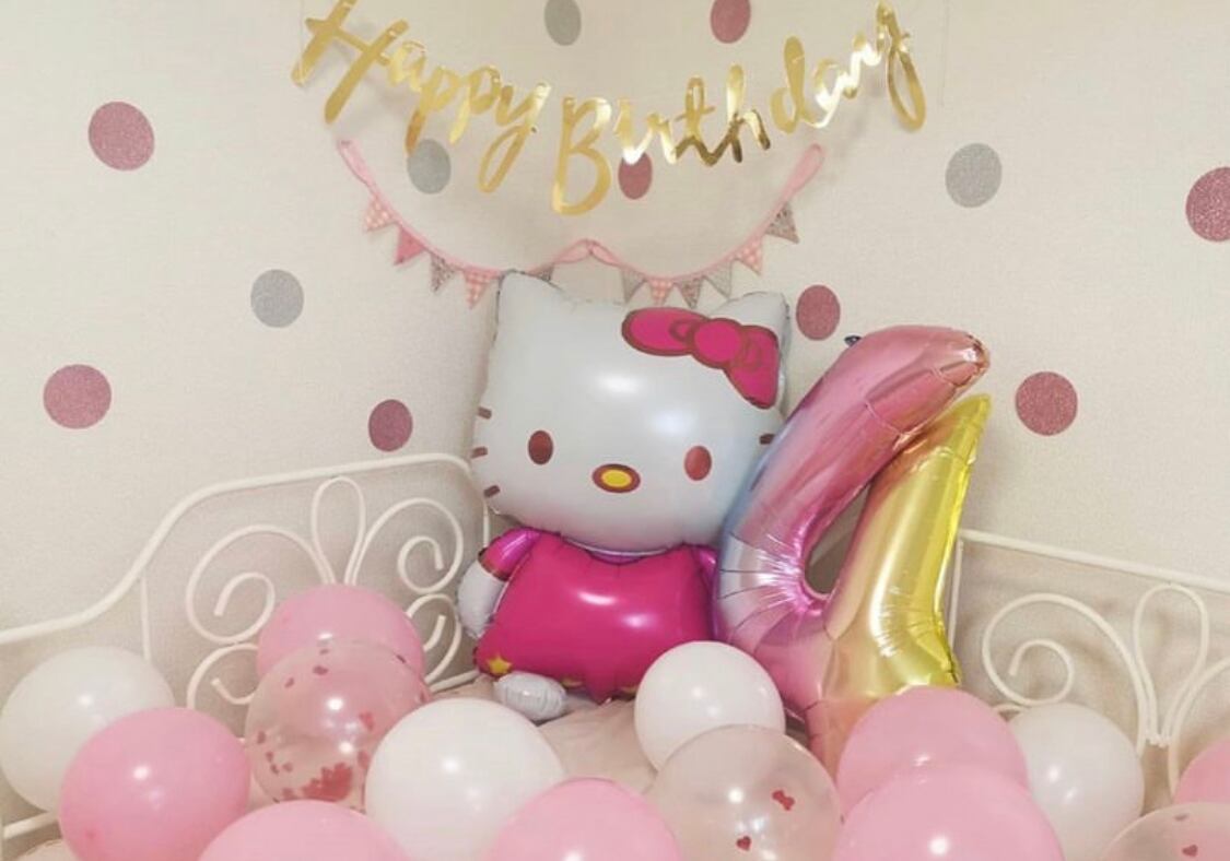 キティちゃんBIGバルーン 風船 バルーン 誕生日 バースデー プレゼント