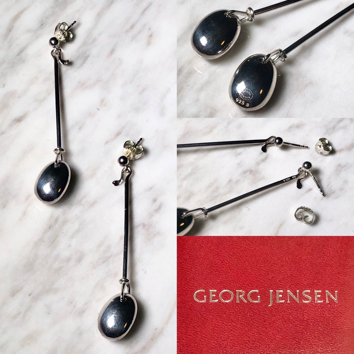 GEORG JENSEN silver earrings 