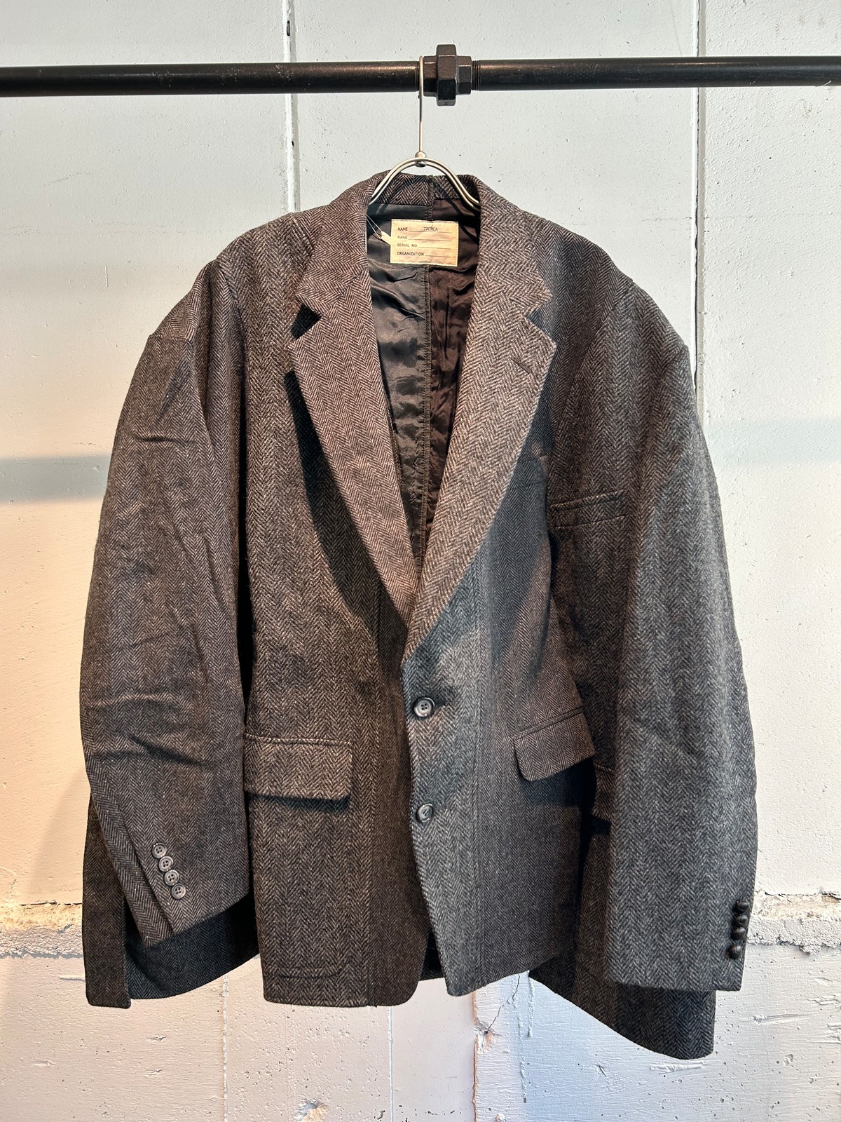 77circa circa make wide tweed jacket | AAR