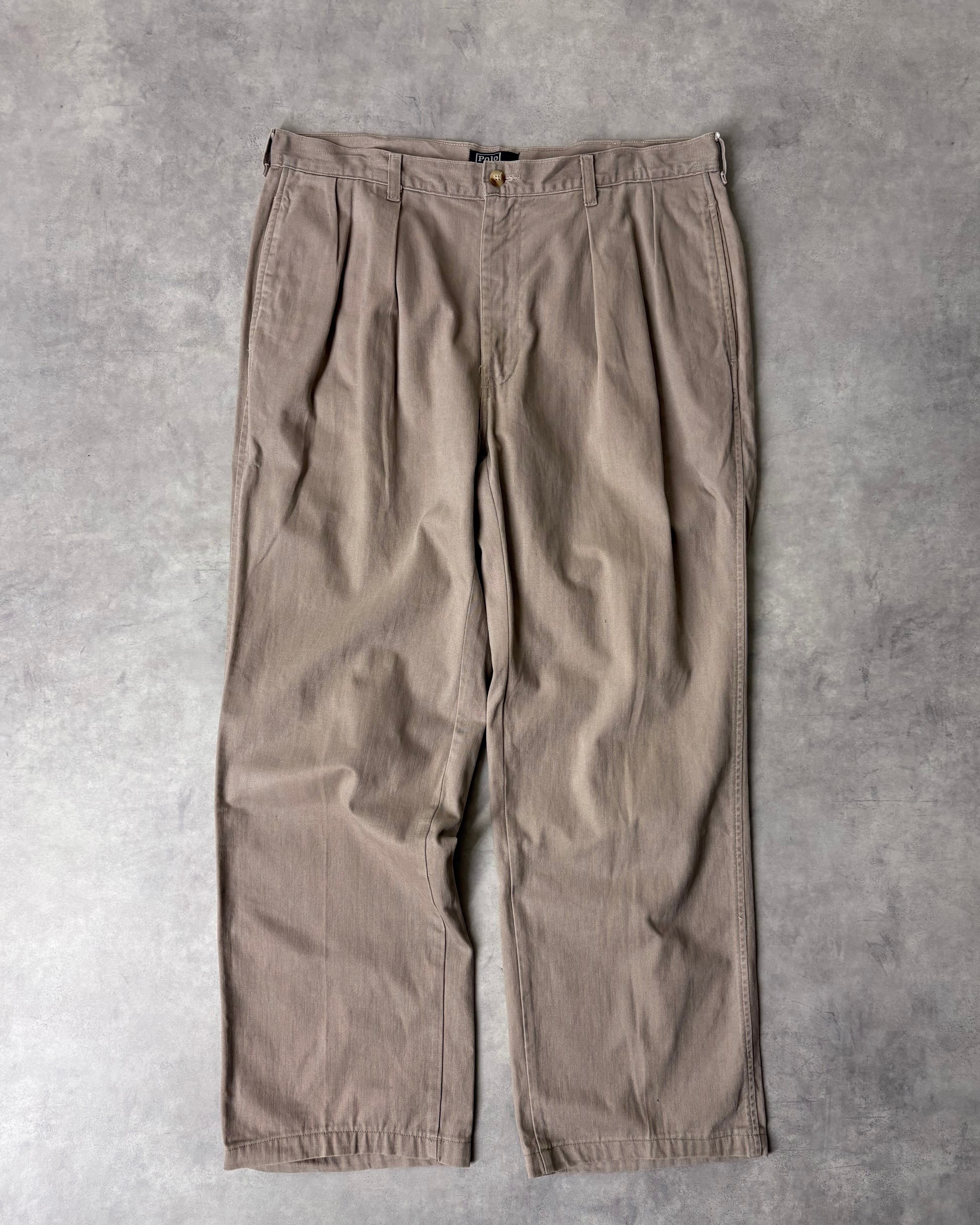 90s Ralph Lauren 2tac Cotton Chino Pants USA製