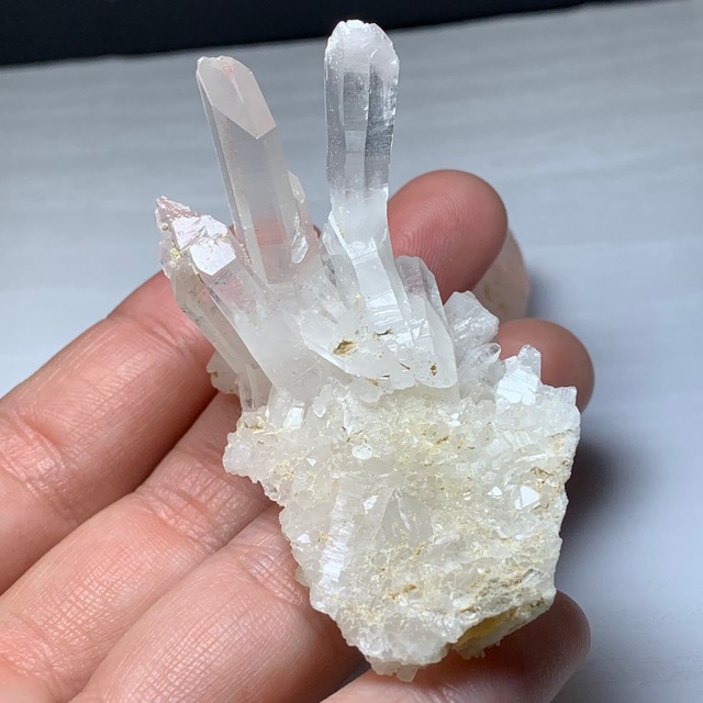 豪華4点セット☆水晶×ピンクフローライト×フローライトハリネズミ