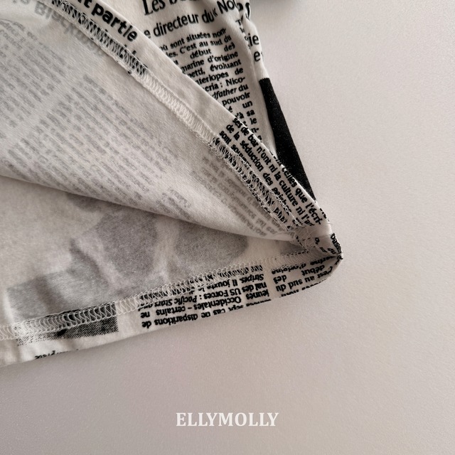 [予約][送料無料]≪ELLY MOLLY≫Paper Pop T-Shirt 458