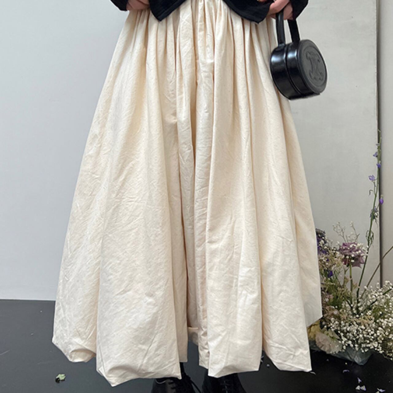 ハイウエスト ボリューム スカート 20241104