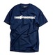 THE HUNDREDS / FOREVER BAR LOGO T-SHIRT / NVY / WHT