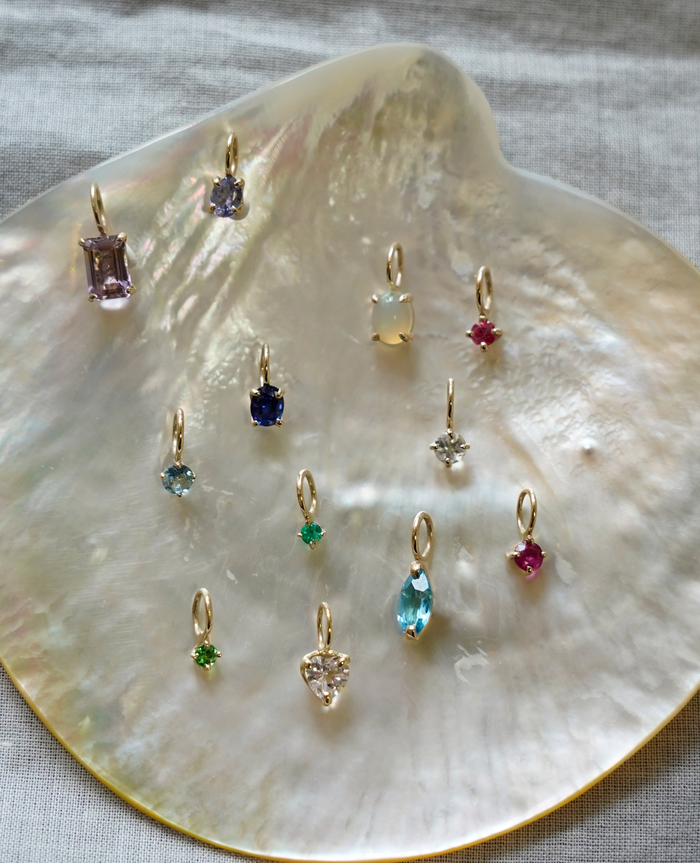 K10）Birthstone Charm | Thalatta