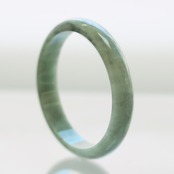 【内径 約58mm】 Marble Komaru 翡翠バングル A貨翡翠 jd_bg1441