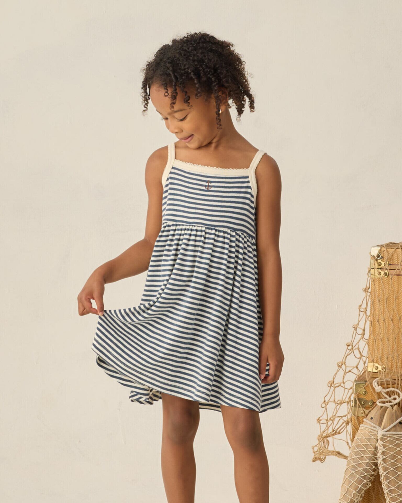 【Rylee+Cru】LEA DRESS / NAVY STRIPE