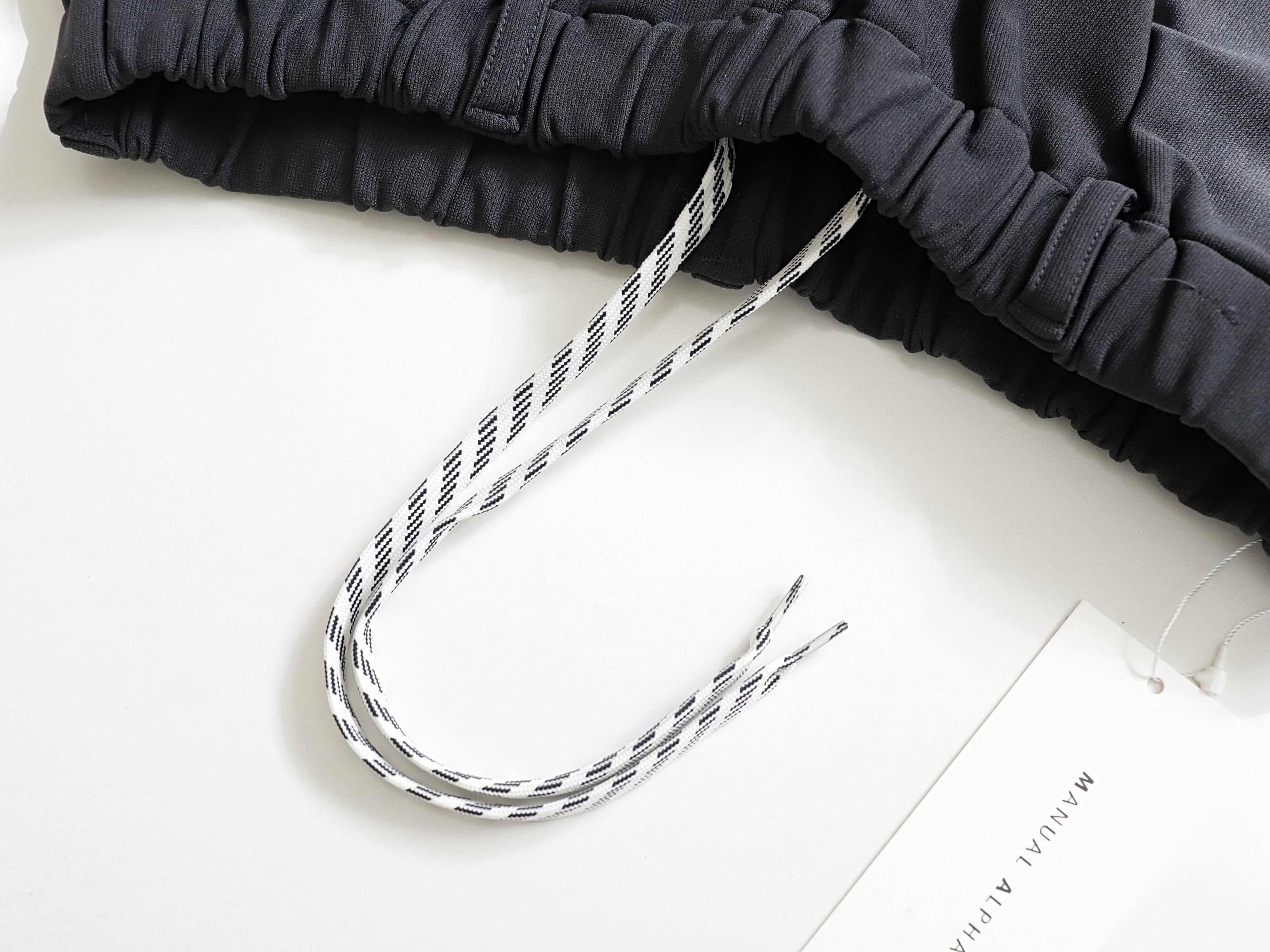 MANUAL ALPHABET / THERMO JOURPANTS WIDE - CHACOAL マニュアル