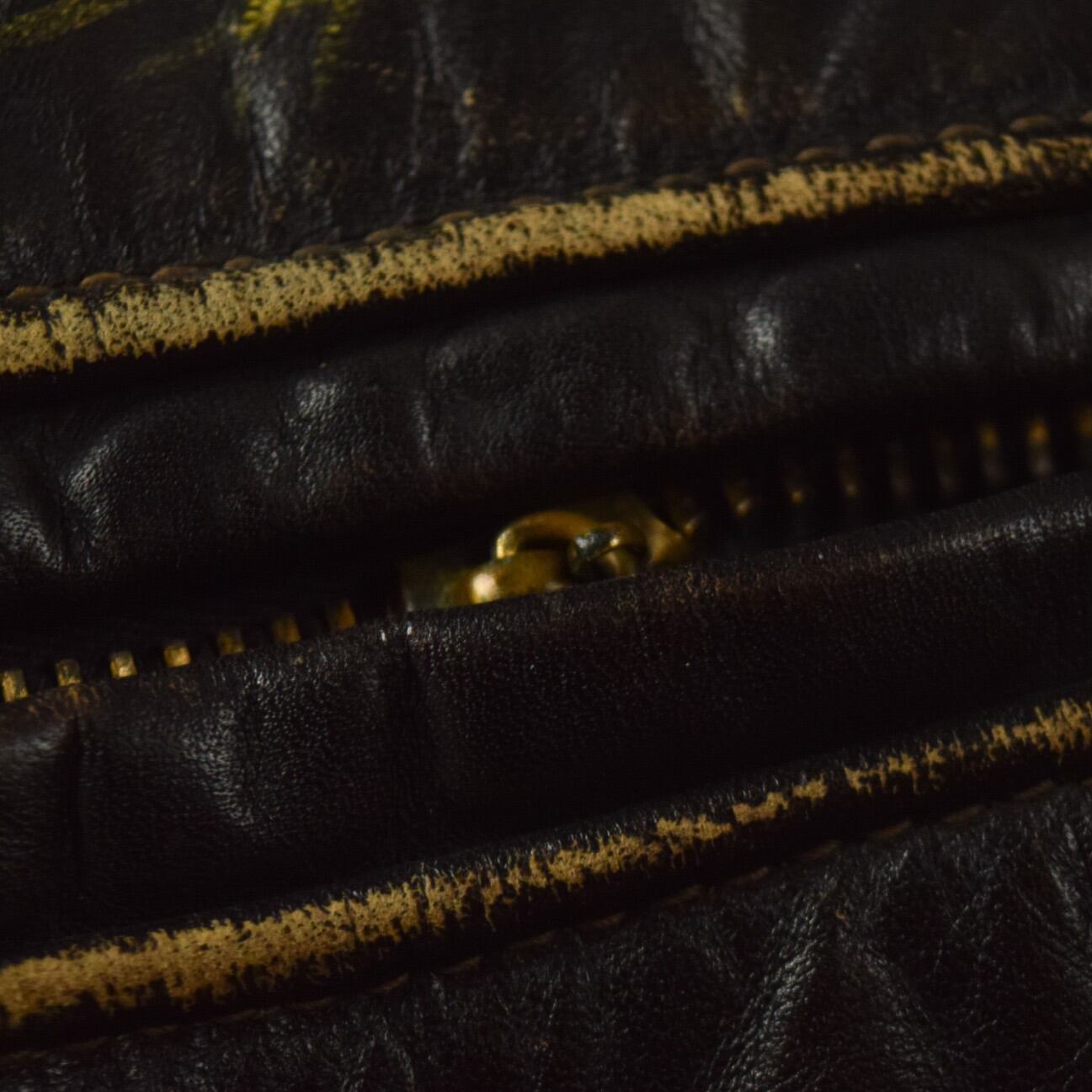 1960's Vintage Leather Single Riders Jacket Aging / 60年代 1960's Vintage Leather Single Riders Jacket Aging / 60年代