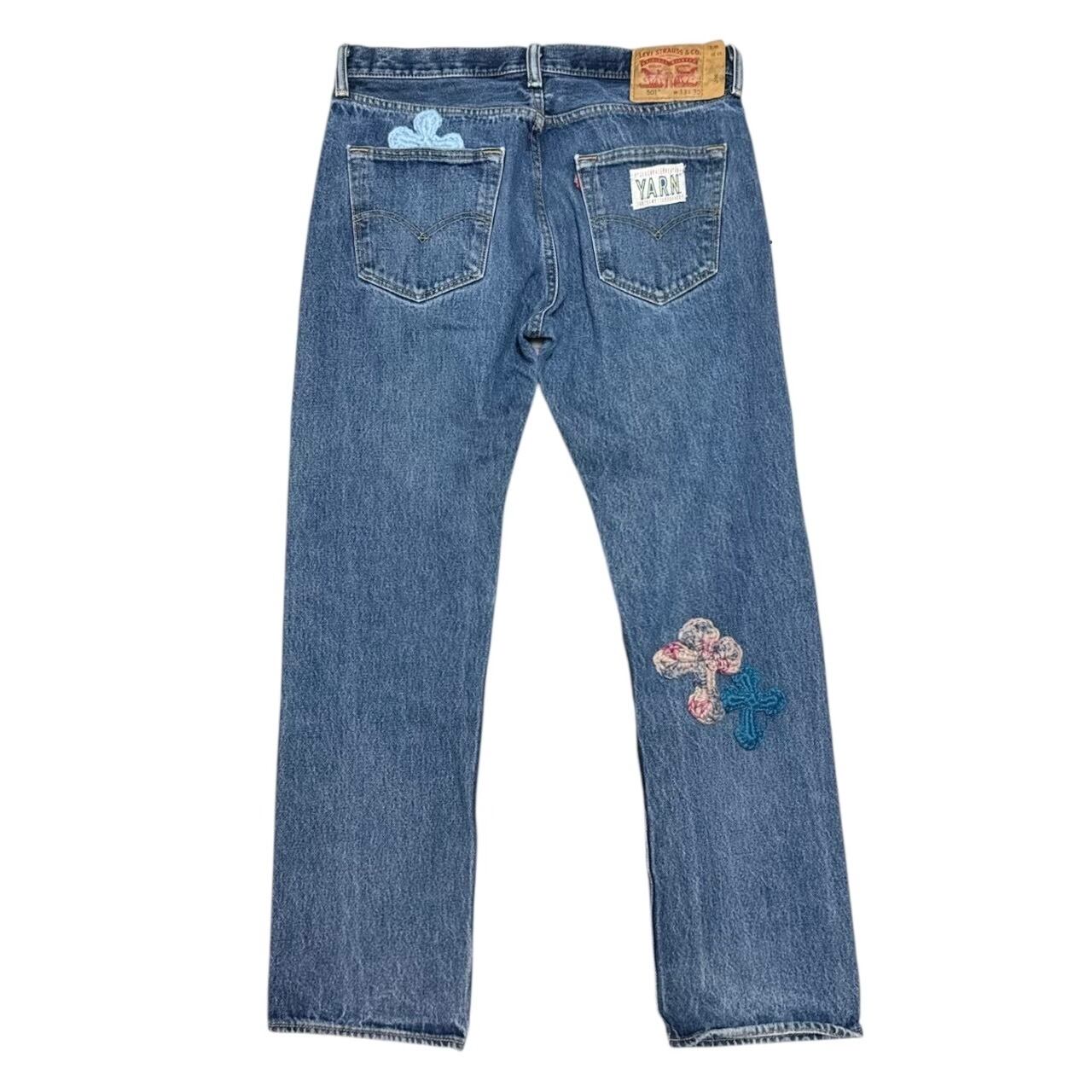 y.a.r.n Cross Patch Denim デニムパンツ YARN Cross Patch Denim | A WORD.ONLINE SHOP