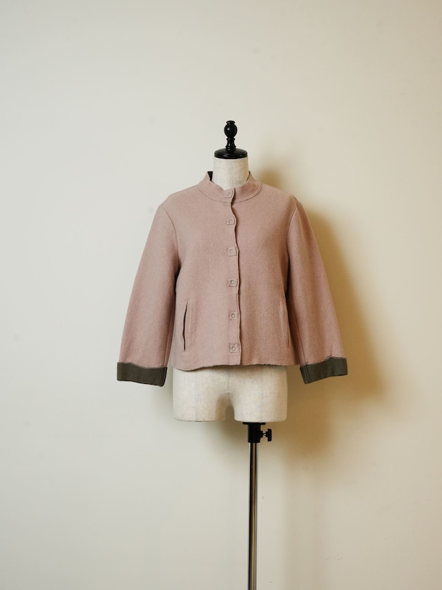 SIGRID OLSEN SPORT シグリッド・オルセン・スポーツ フロントボタンウールジャケット