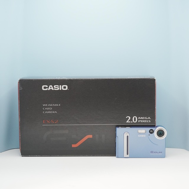 CASIO EXILIM EX-S2 デジカメ スマホ転送OK フルセット 美品 シロクマカメラ a7268