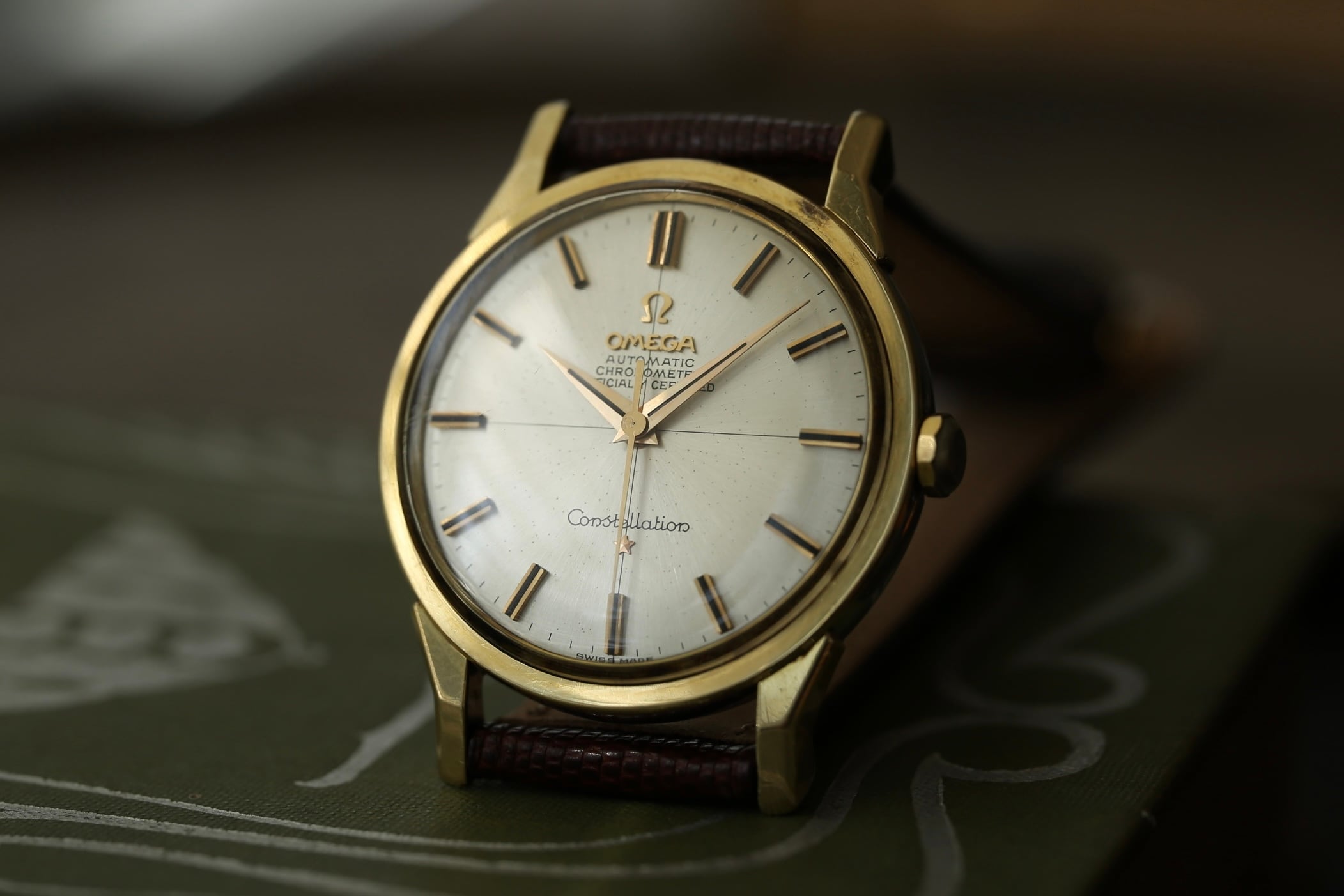 OMEGA】1961年製 オメガ コンステレーション ノンデイト ドッグレッグ