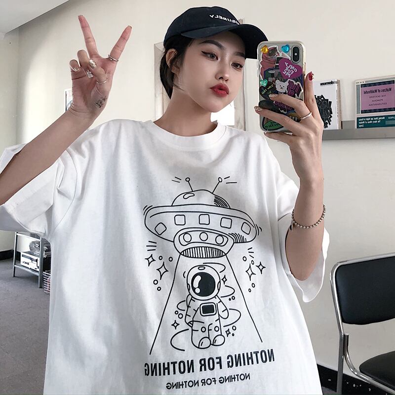 サマールーズプリントカジュアルTシャツ シャツ 夏物 ケッペル22106380784