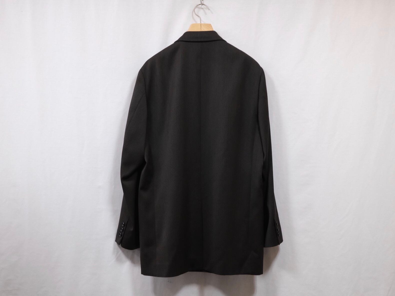 ULTERIOR” MELANGE WOOL GABARDINE D/B JKT MELANGE BROWN ULTERIOR” MELANGE WOOL GABARDINE D/B JKT MELANGE BROWN