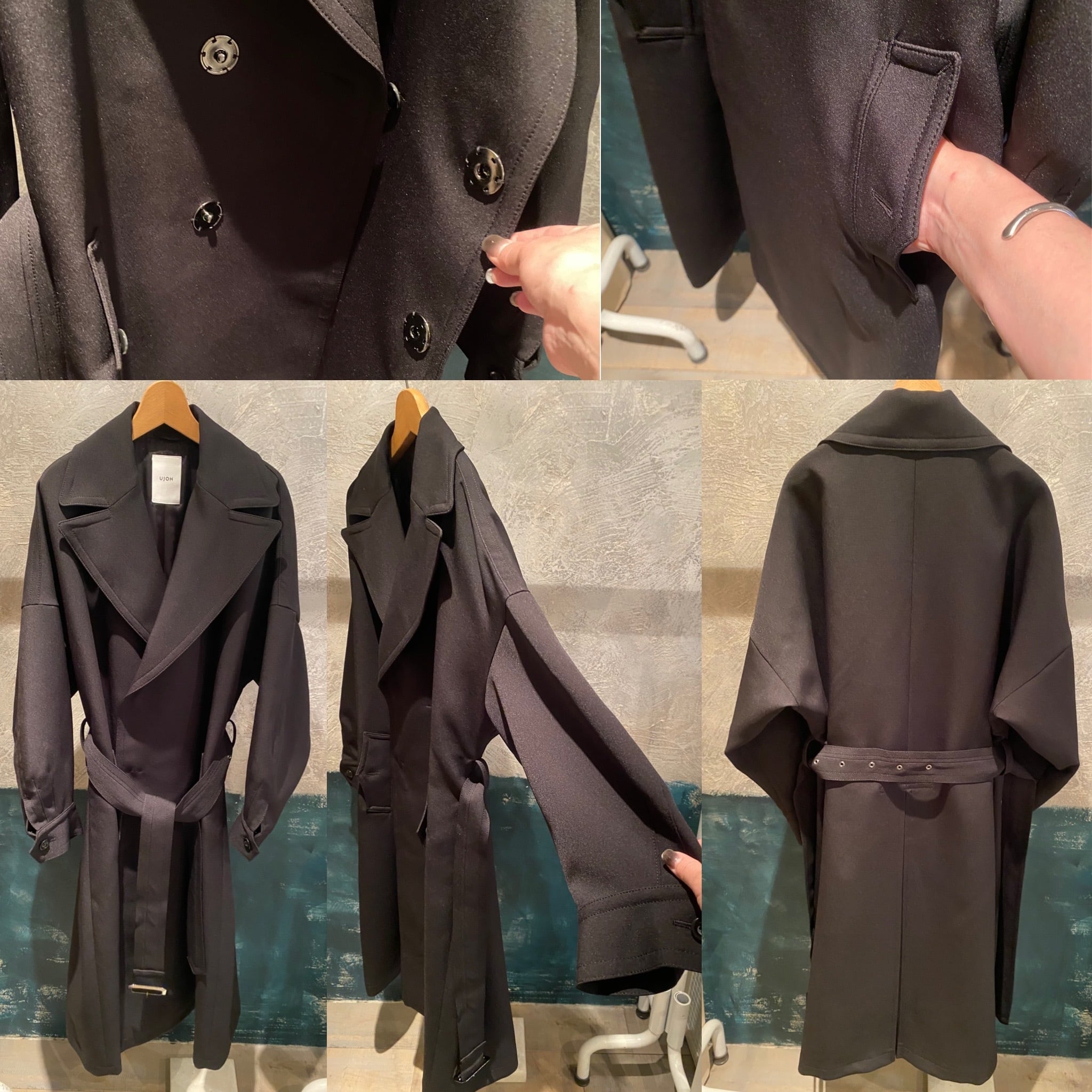 UJOH】Officer Flare Coat | saumurkyoto