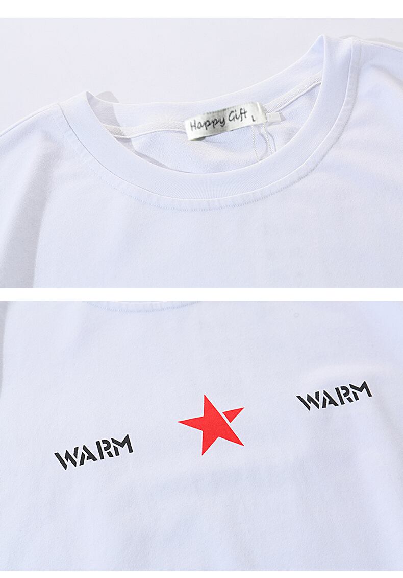 全2色 Tシャツ カットソー プリント カジュアル ストリート 