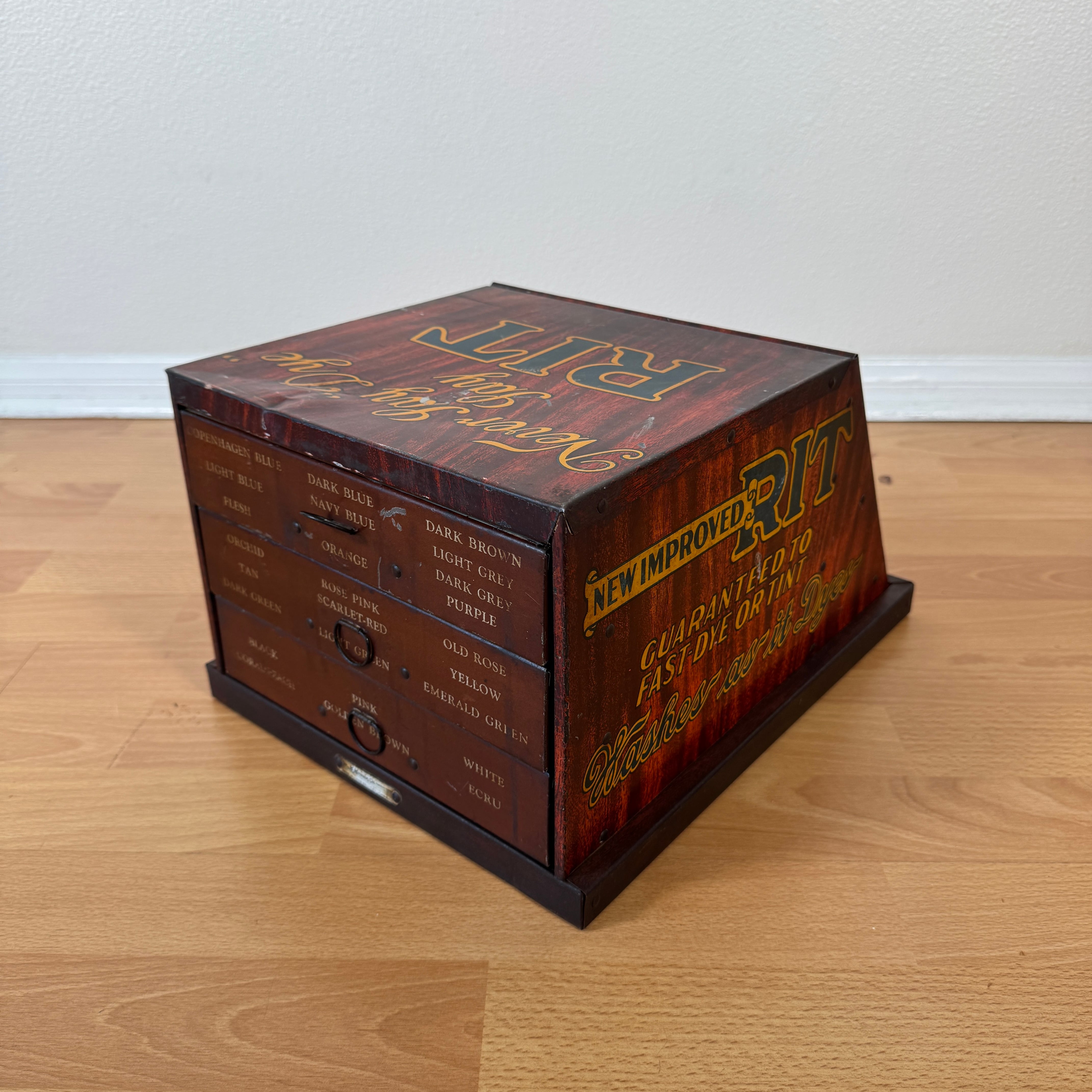 #1847【1920~30年製】RIT ディスプレイボックス パーツキャビネット