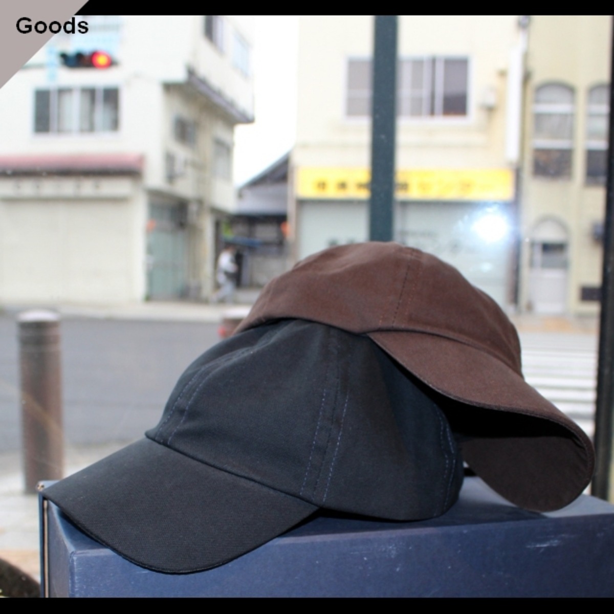 Au Vrai Chic Britain Fold Brim Cap ブラウン ネイビー C Countly Online Store メンズ レディス ユニセックス通販