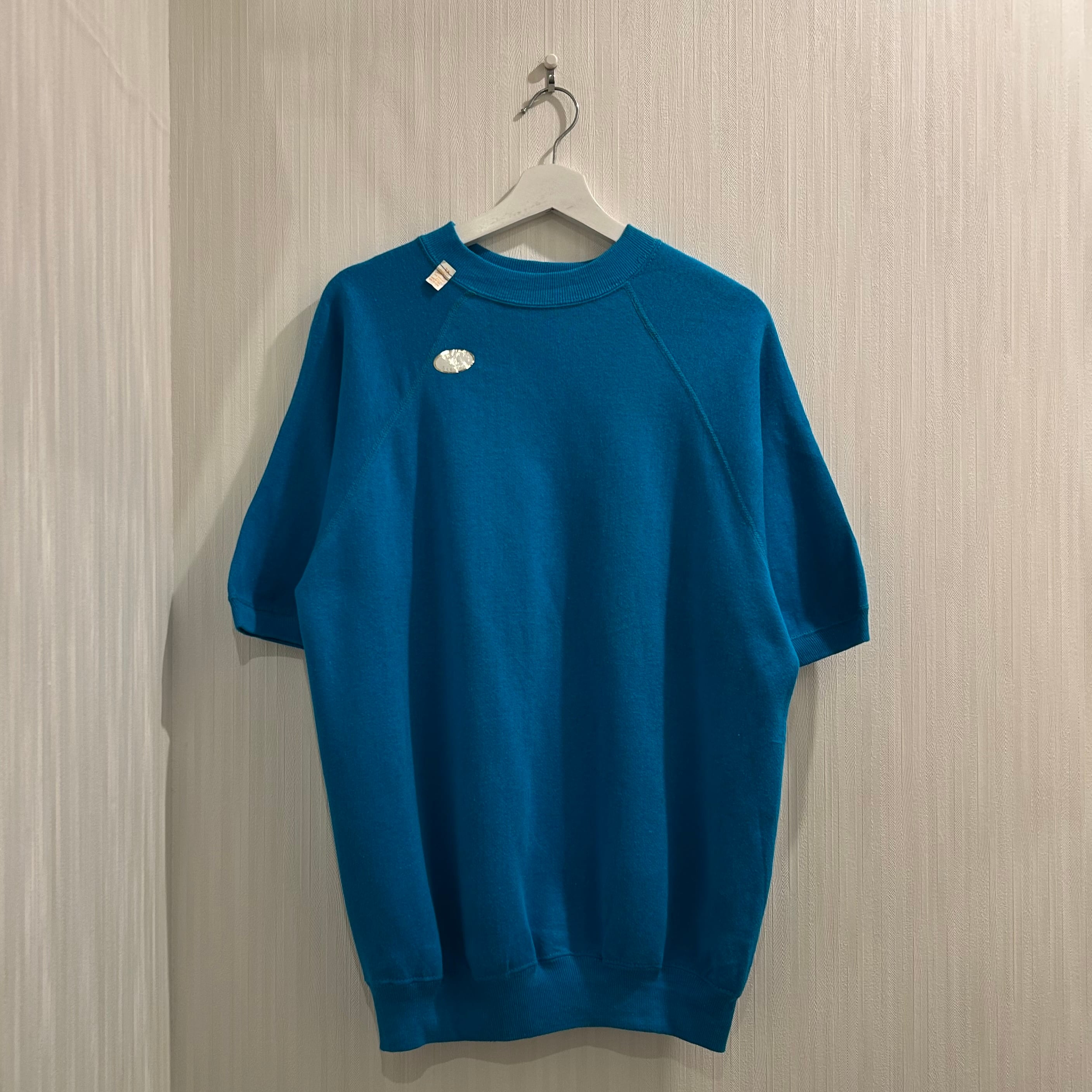 Dead Stock!! Late 1960s Sportswear of creslan and cotton S/S sweat