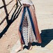 ガウチョパンツ ボヘミアン シフォン ワイドパンツ レディース エスニック ロングパンツ パンツ ガウチョ 雰囲気 脚長 ストライプ ビーチ バカンス リゾート ボトムス お出かけ ビーチ 海 海水浴