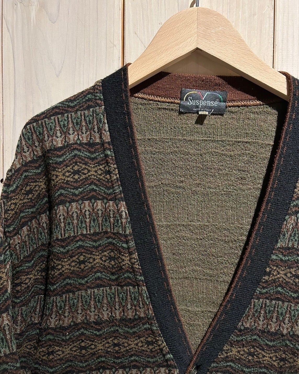 a.k.a.C.a.k.a vintage】Horizontal Stripe Ethnic Pattern Euro 