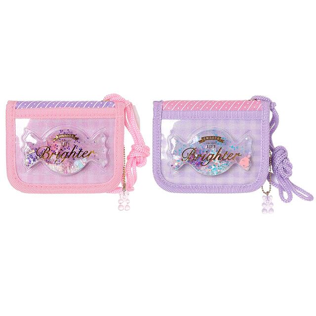 J25213】チェックシャカシャカキャンディRFウォレット | PAY ID