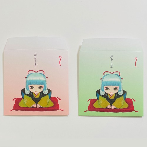 福みみちゃん ぽち袋 2枚セット　MIKAZUKI / ミカヅキ