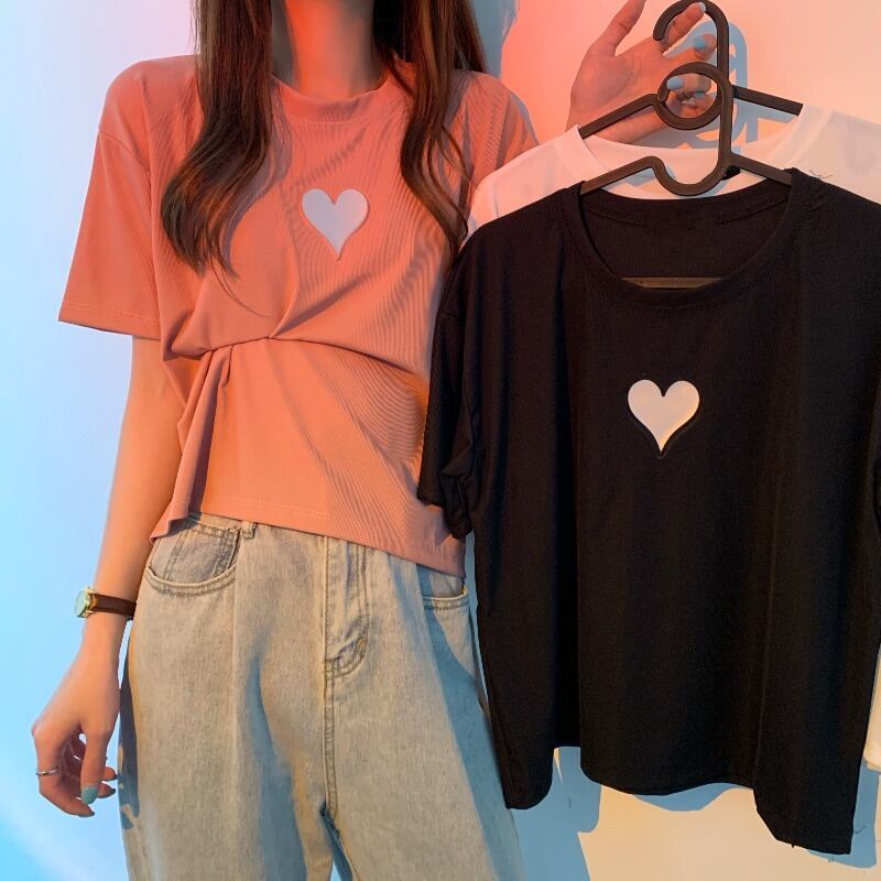 サマールーズ薄手ショートTシャツ トップス 夏物 YY-ファッション66400971352