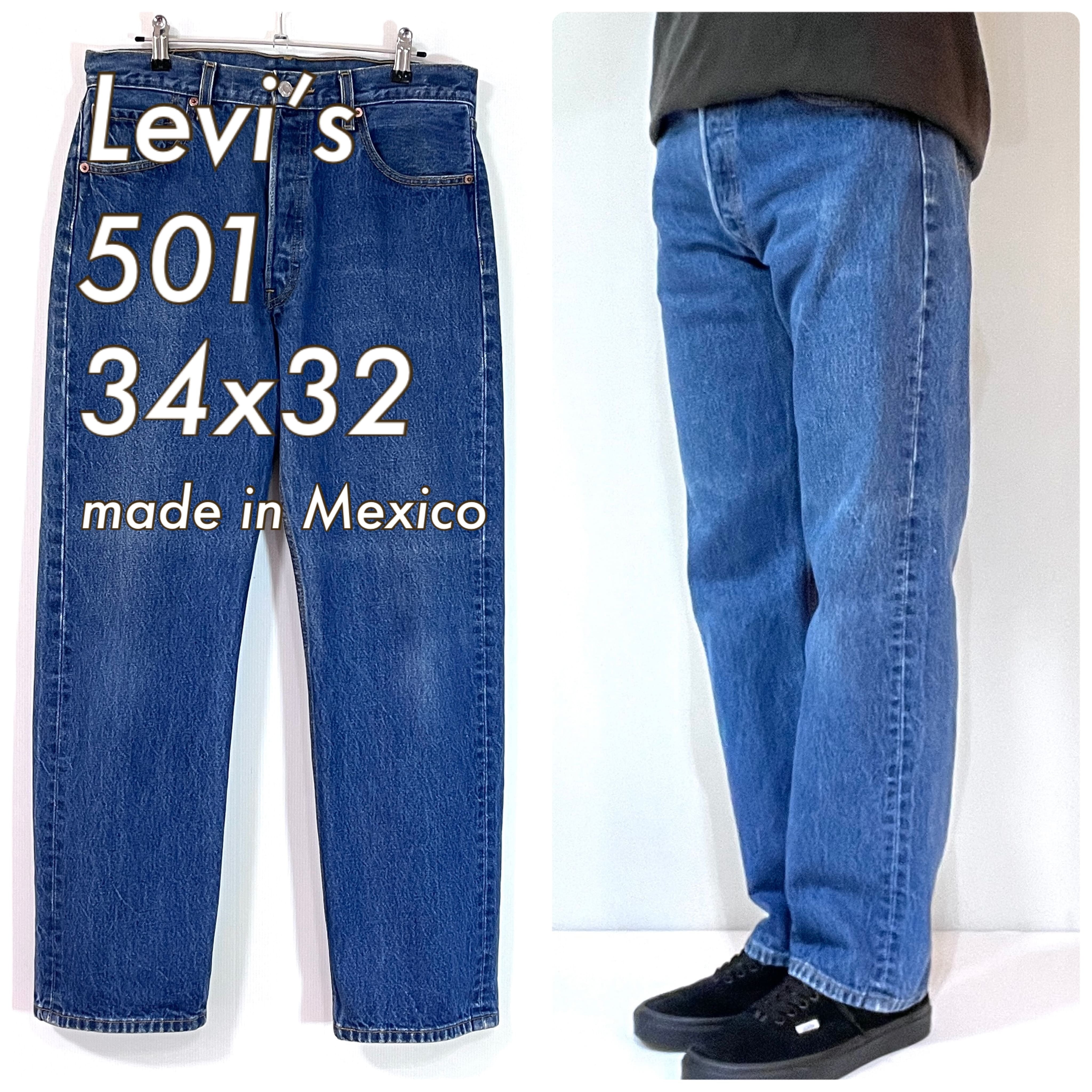 Levi's リーバイス 501 W34 L32 実寸W32 L29 インディゴブルー REGULAR