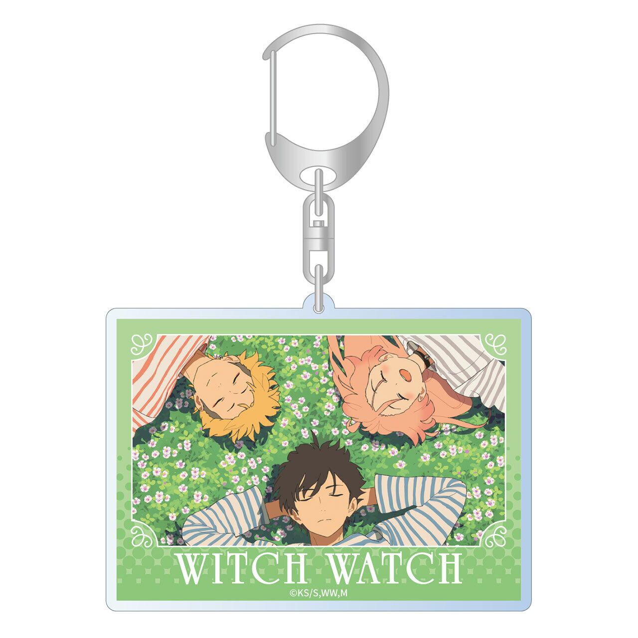 【4571576728699予】TVアニメ『ウィッチウォッチ』 場面写アクリルキーホルダー 若月ニコ&乙木守仁&風祭監志