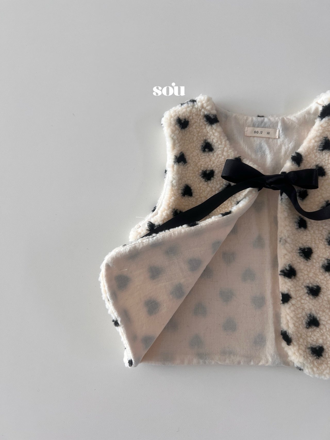 SO U［取寄］heart dumble vest 26winter