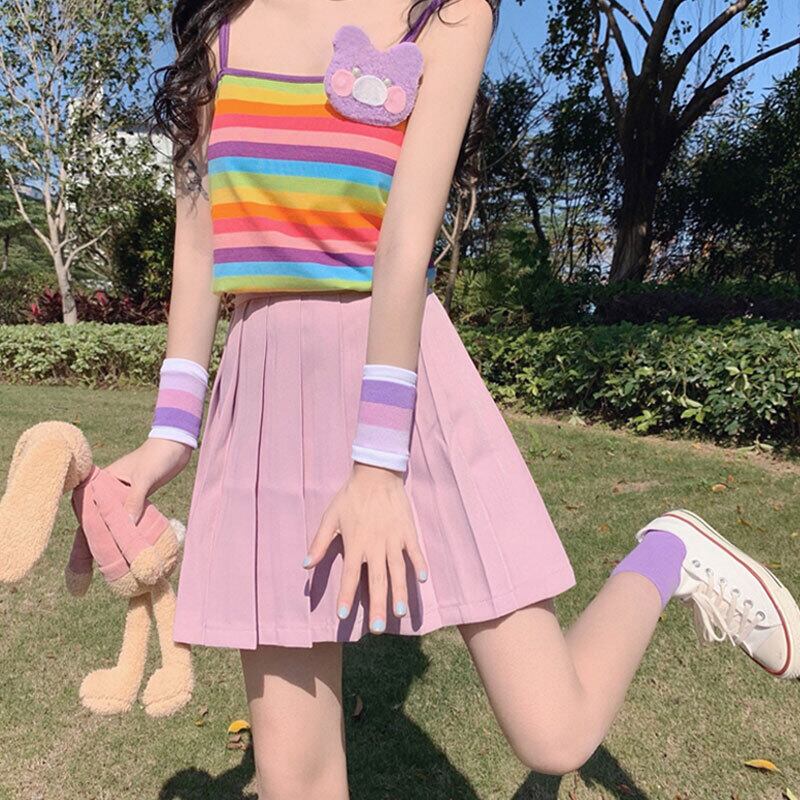 ショートストライプサマーシャツ トップス 夏物 萌量不足15434882932