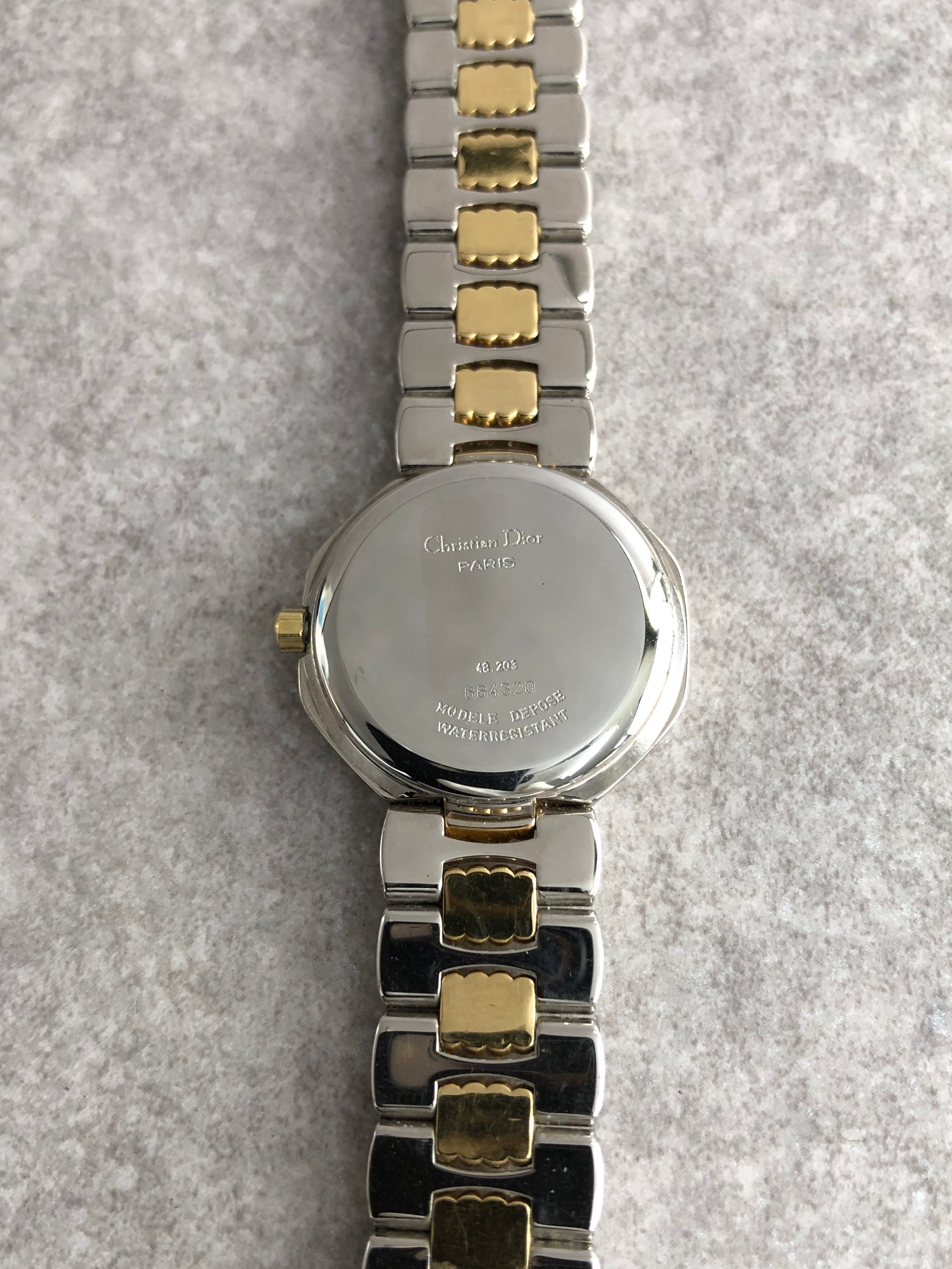 Christian Dior クリスチャン ディオール 腕時計 シルバー×ゴールド