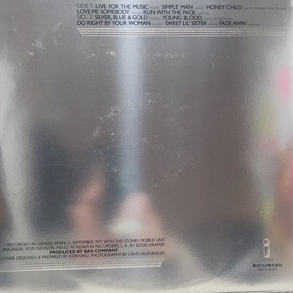 Bad Company / Run With The Pack [ILS-80455] - 画像2