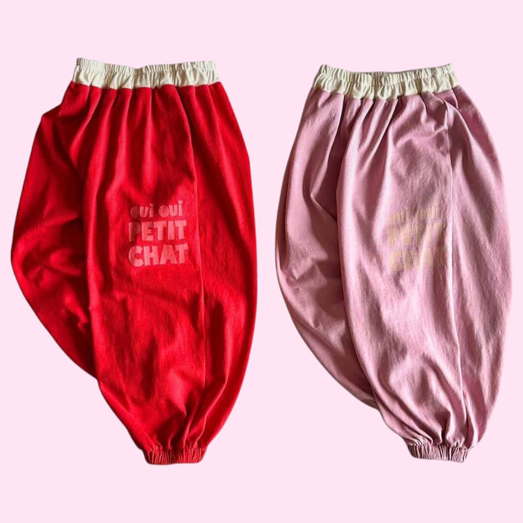 《送料無料》ストロベリージョガーパンツ:kids【TinyHiker】※お取り寄せ