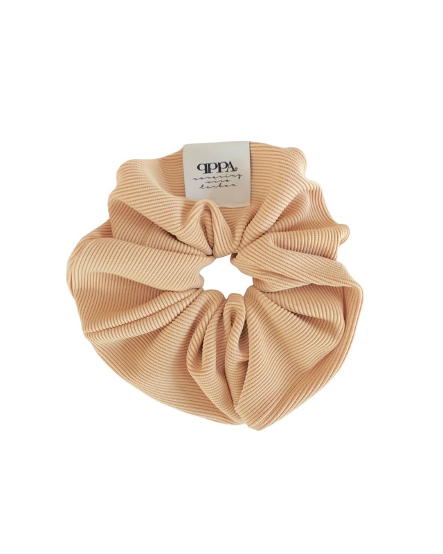 Round BIG chouchou  nude yellow（ラウンドビッグシュシュ）