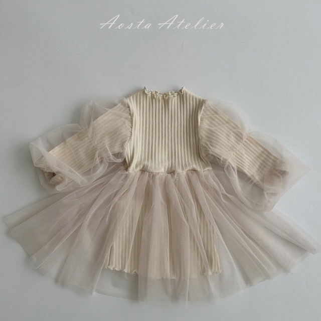 《ラスイチ》《即納》《Aosta》camellia dress