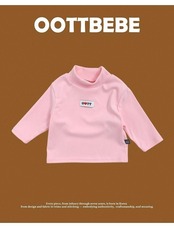 韓国子供服 / 26winter / oottbebe / ぷにぷにタートルネックT / ベビー&キッズ / 冬服 *XS~XL*