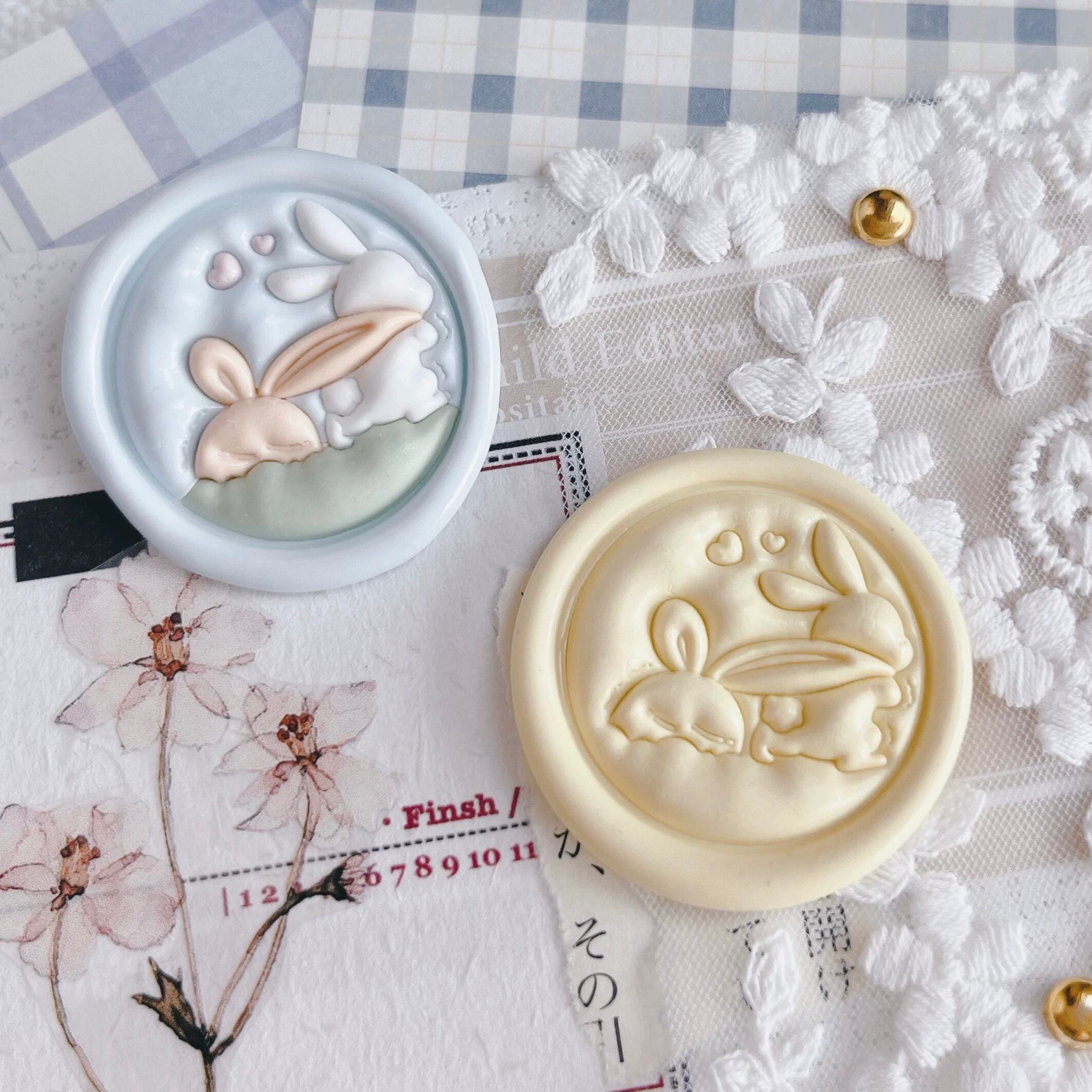 にんじんうさぎ|Bunny & Carrot・シーリングスタンプ