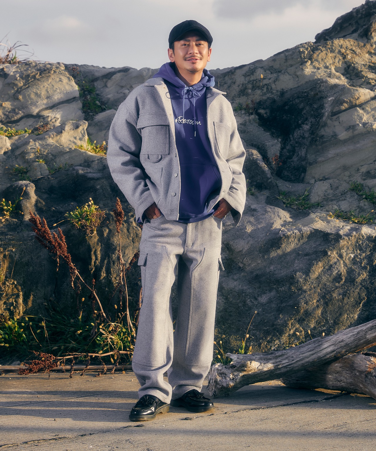 【#Re:room】WOOL CARGO PANTS［REP276］