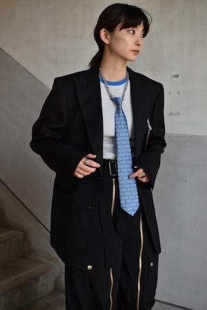 KISHIDAMIKI  chain tie /BLUE DOT