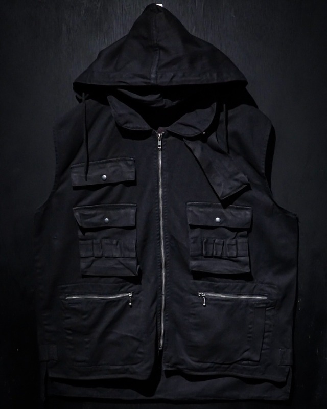 【WEPON VINTAGE】Hunting Pocket Gimmick Design Loose Vest