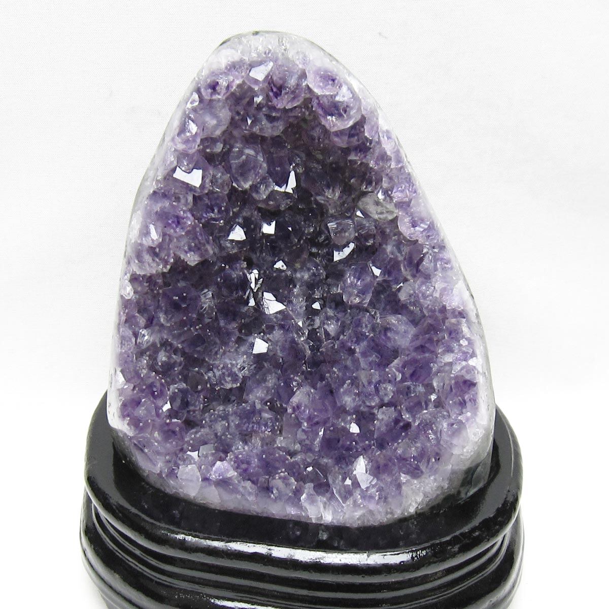 1.3Kg アメジスト クラスター ウルグアイ産 アメジスト 原石 amethyst 台座付属 一点物 182-8790