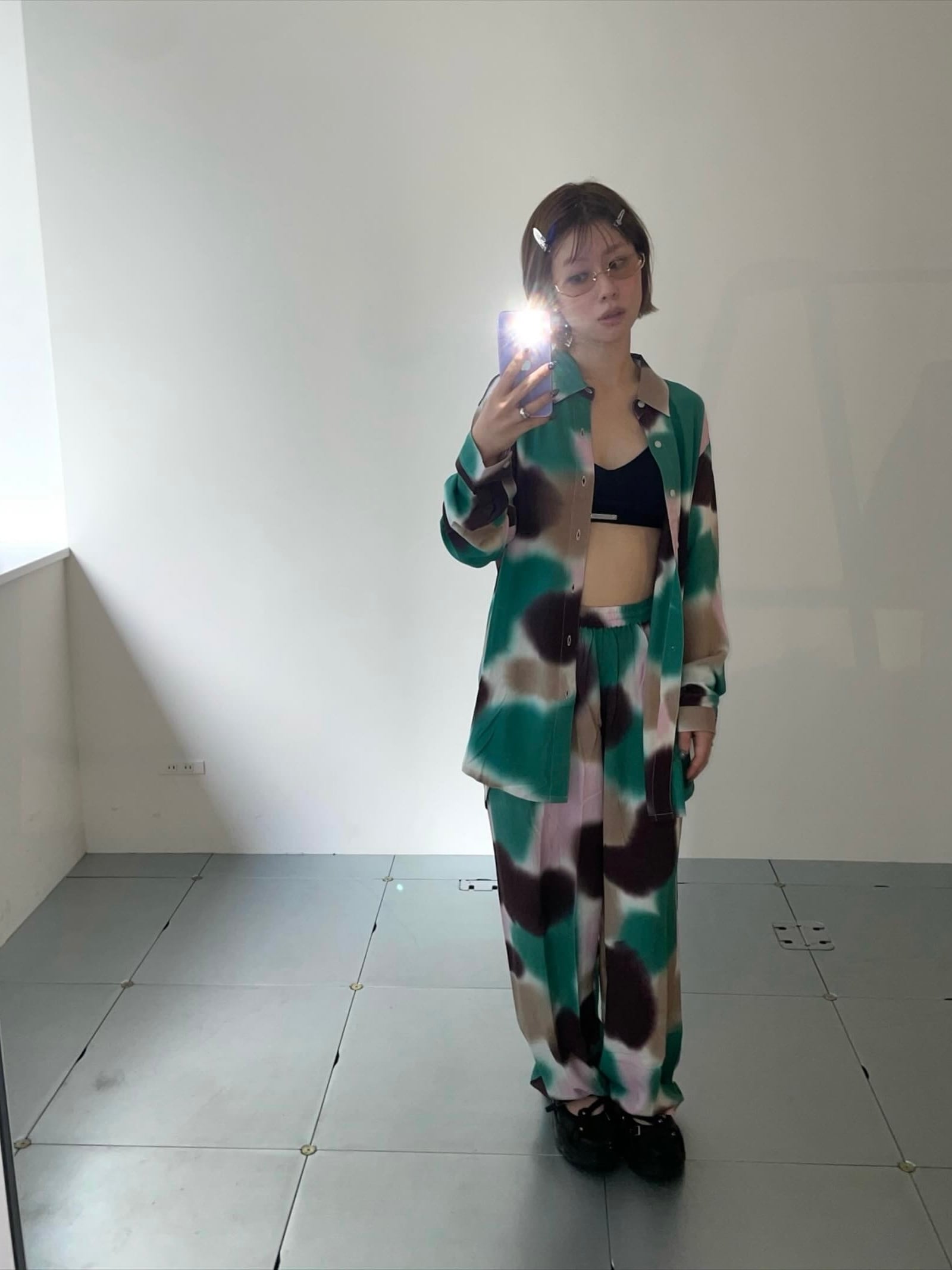 26AW | WOMEN】SUKU HOME スクホーム / パジャマ セットアップ / CORAL