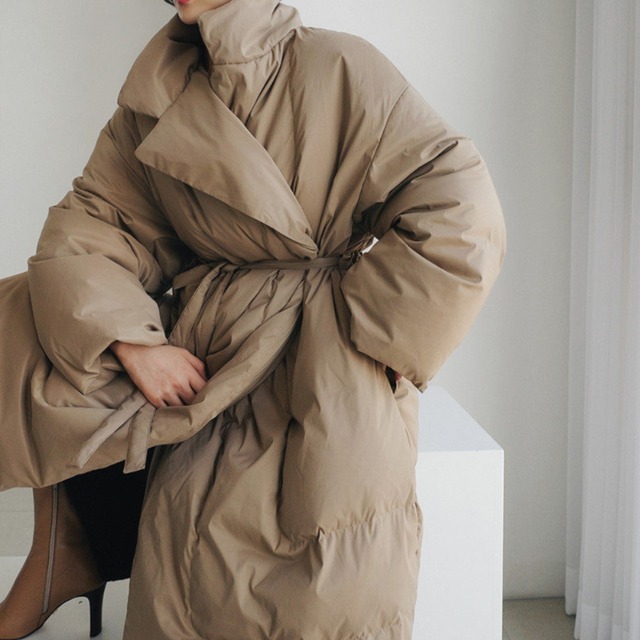 ベルト付き オーバーサイズ コート 2COL 10066