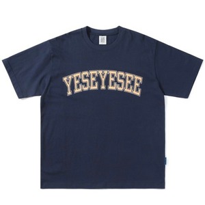 [YESEYESEE] Arch Logo Tee Navy 正規品 韓国ブランド 韓国代行 韓国通販 韓国ファッション 半袖 T-シャツ