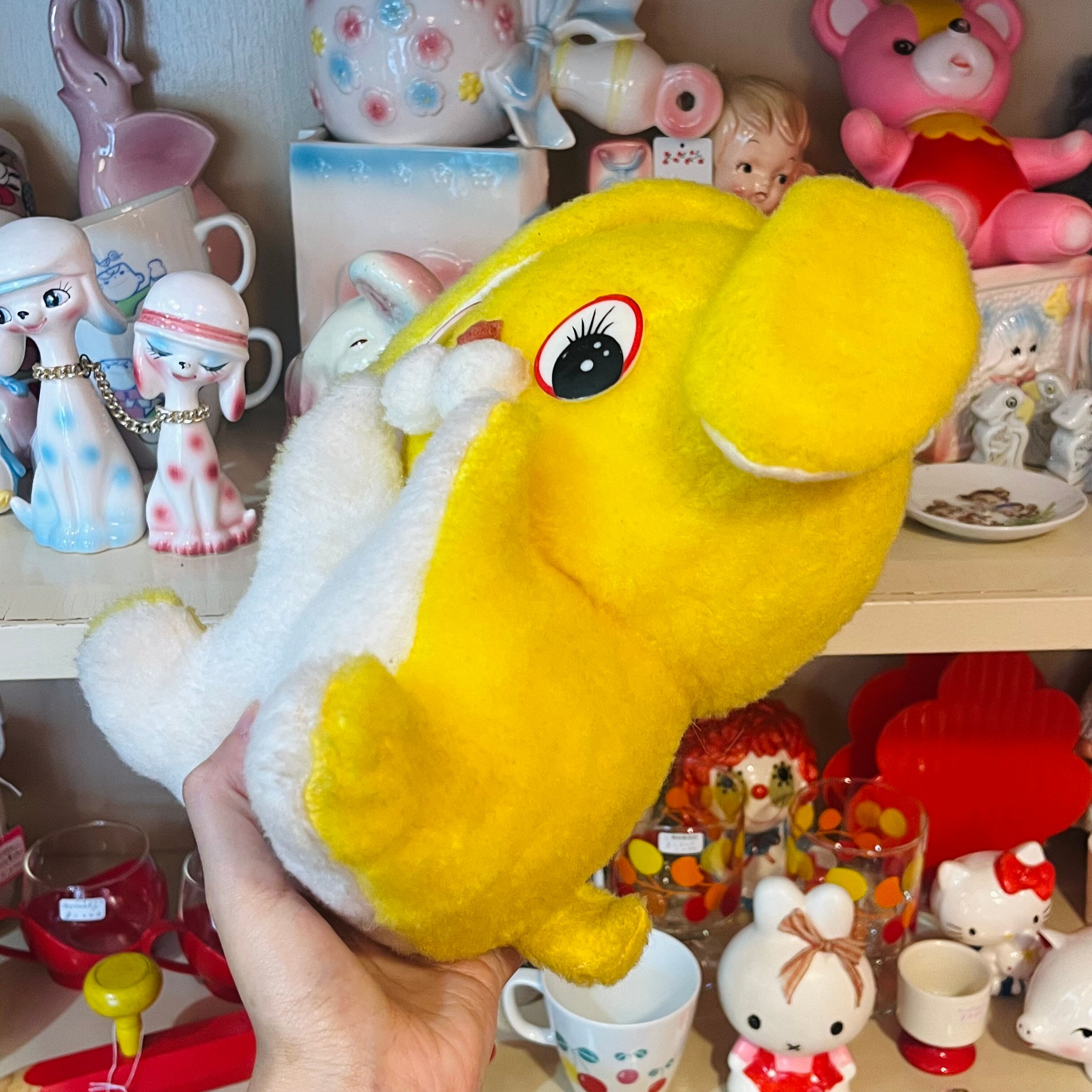 イエローうさぎぬいぐるみ | 春眠雑貨店